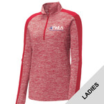 LST397 - EMB - Ladies 1/4 Zip Pullover